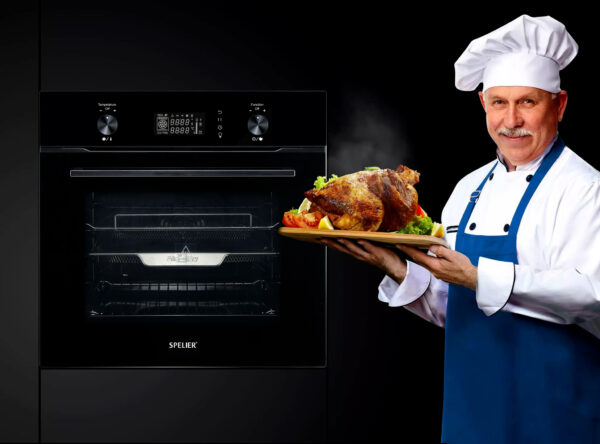 Lò nướng Spelier SPB 80 PYR/BLACK 4 lo nuong spelier spb 80 pyr black 2