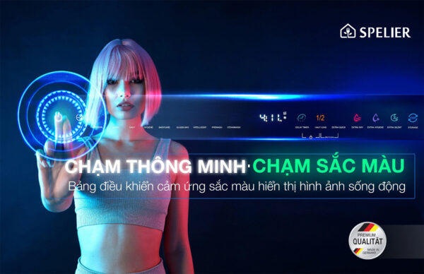 Máy rửa bát Spelier SP 16DWKT/S 25 may rua bat spelier sp 16dwkt s 2